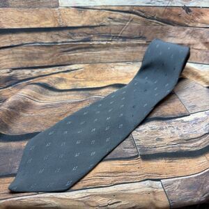 Don Loper Beverly Hills Tie Gray Geometric Pattern Men's Skinny Necktie Business